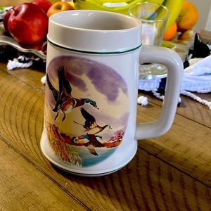 **RARE COLLECTIBLE!!!** Ceramic Mallard Beer Stein - 20oz